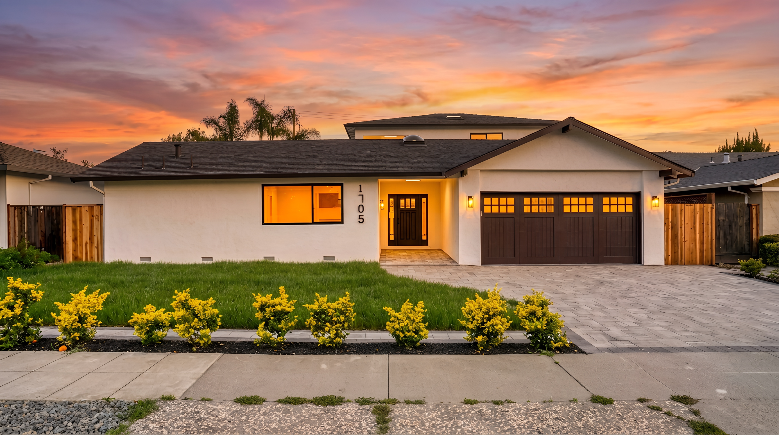Front elevation of 1705 Curtner Ave. San Jose, CA
